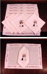 Holiday Place Mat and Napkin Set